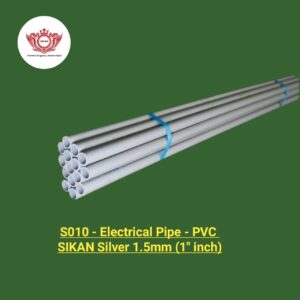 PIPES - SIKAN SILVER 1.5MM (1 inch)