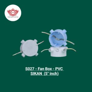 FAN BOX PVC - SIKAN (5 inch)