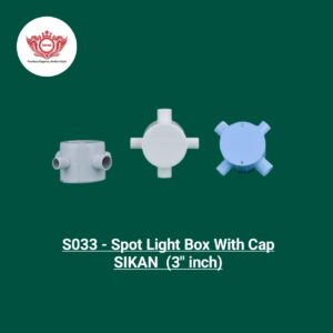 SPOT LIGHT BOX WITH CAP - SIKAN (3 inch)