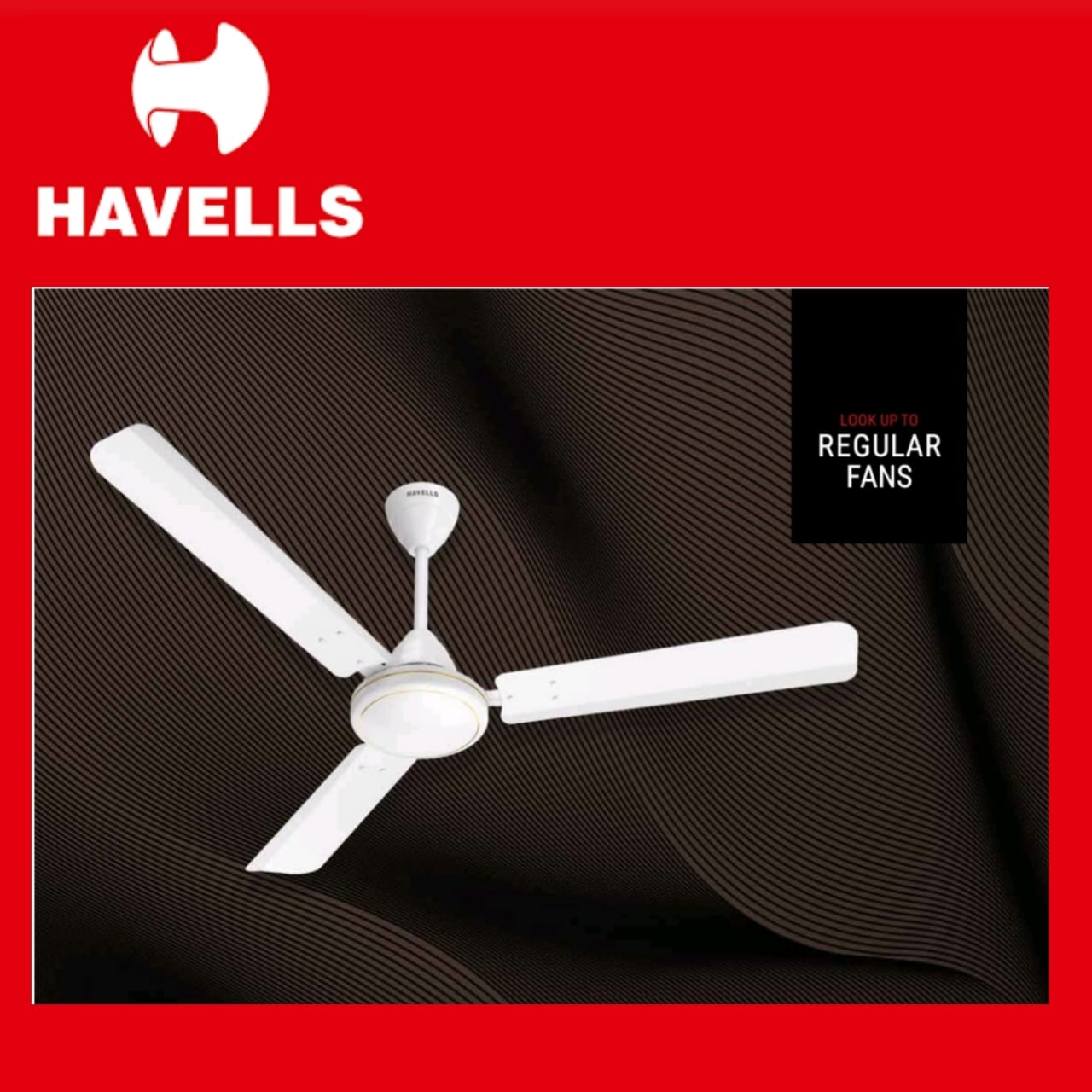 Havells - Basic Ceiling Fan 1200mm-Xpress High Speed ES (1 Star).
