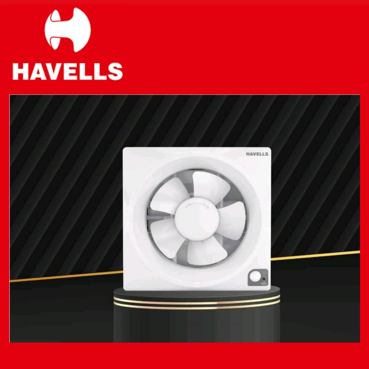 Havells - Exhaust Plastic Fan 200mm-Ventil Air DX HS (Bathroom)